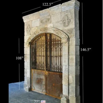 Reclaimed stone planters Canada